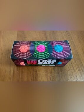Needoh Teenie Fuzz Ball 3-pack Fuzzballs Teenie Squishy Ball Velvet Squeeze